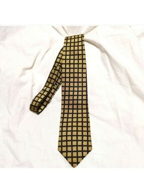 Cricket Necktie Checkered Black